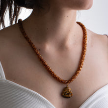 Load image into Gallery viewer, Happy Buddha Kumihimo Necklace

