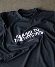 Load image into Gallery viewer, BE KIND TO THE WITCHES (BLACK) Premium Heavyweight Oversize T
